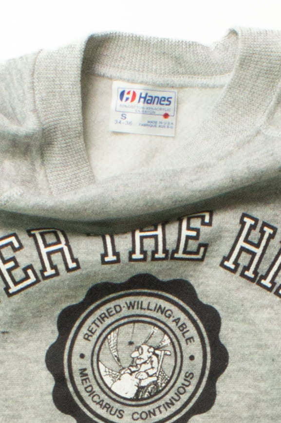 Vintage Over The Hill University Sweatshirt (1986) 11155