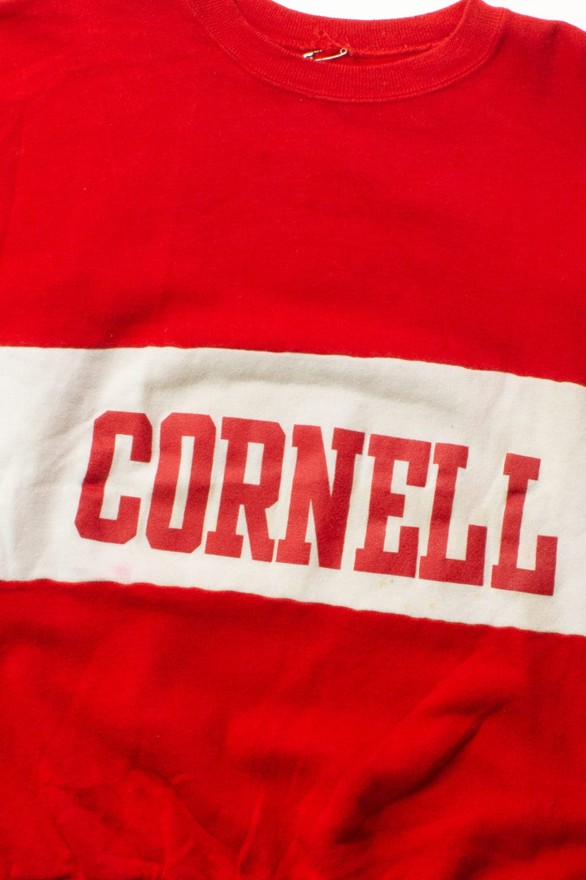 Vintage Red Cornell Sweatshirt (1980s)