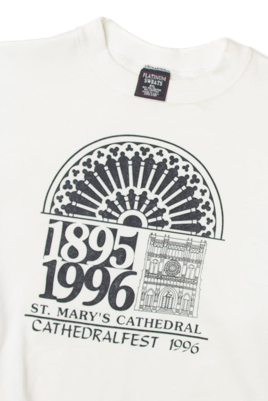 Vintage Platinum Sweats St. Mary's Cathedralfest Sweatshirt (1990s)