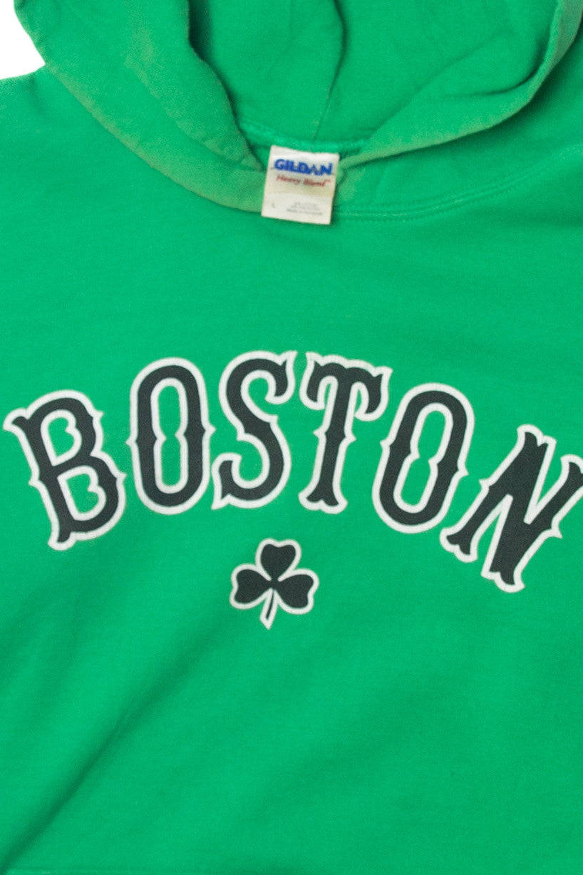 Gildan "Boston" Clover Logo Hooded Sweatshirt