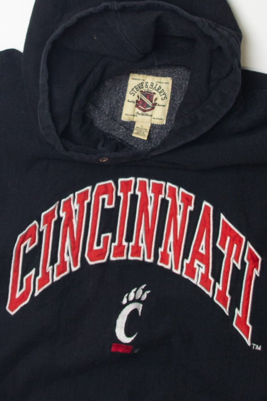 Steve & Barry's "Cincinnati" Bearcats Hooded Sweatshirt