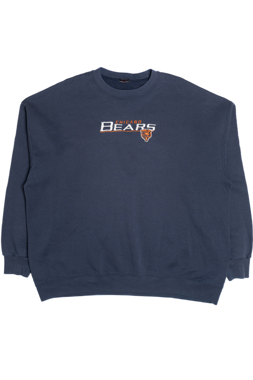 Vintage "Chicago Bears" Embroidered Logo Sweatshirt 11205 (1990s)