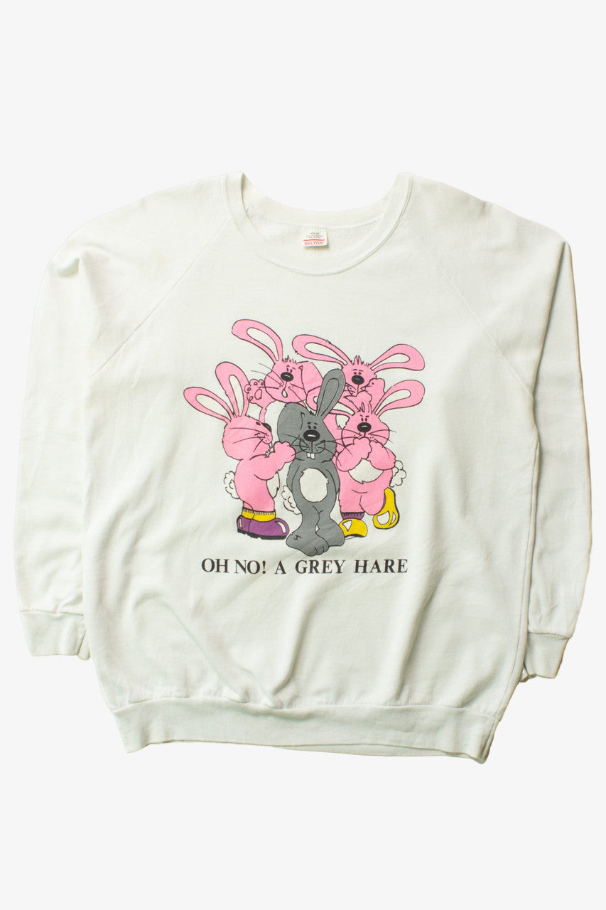 Vintage "Oh No! A Grey Hare" Sweatshirt (1980s)