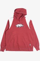 Vintage Arkansas Razorbacks Embroidered Mascot Nike Sweatshirt (1990s)
