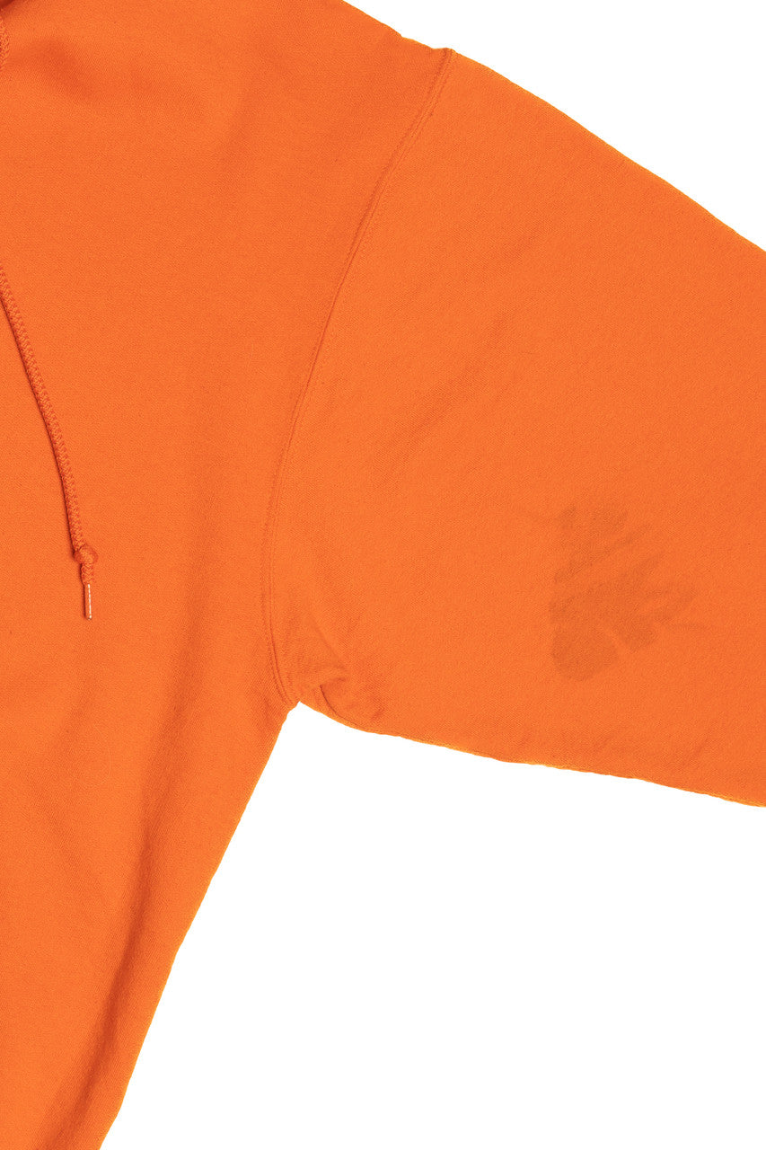 "M" Orange Football Hoodie Sweatshirt