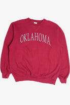 "Oklahoma" University Of Oklahoma Embroidered Sweatshirt