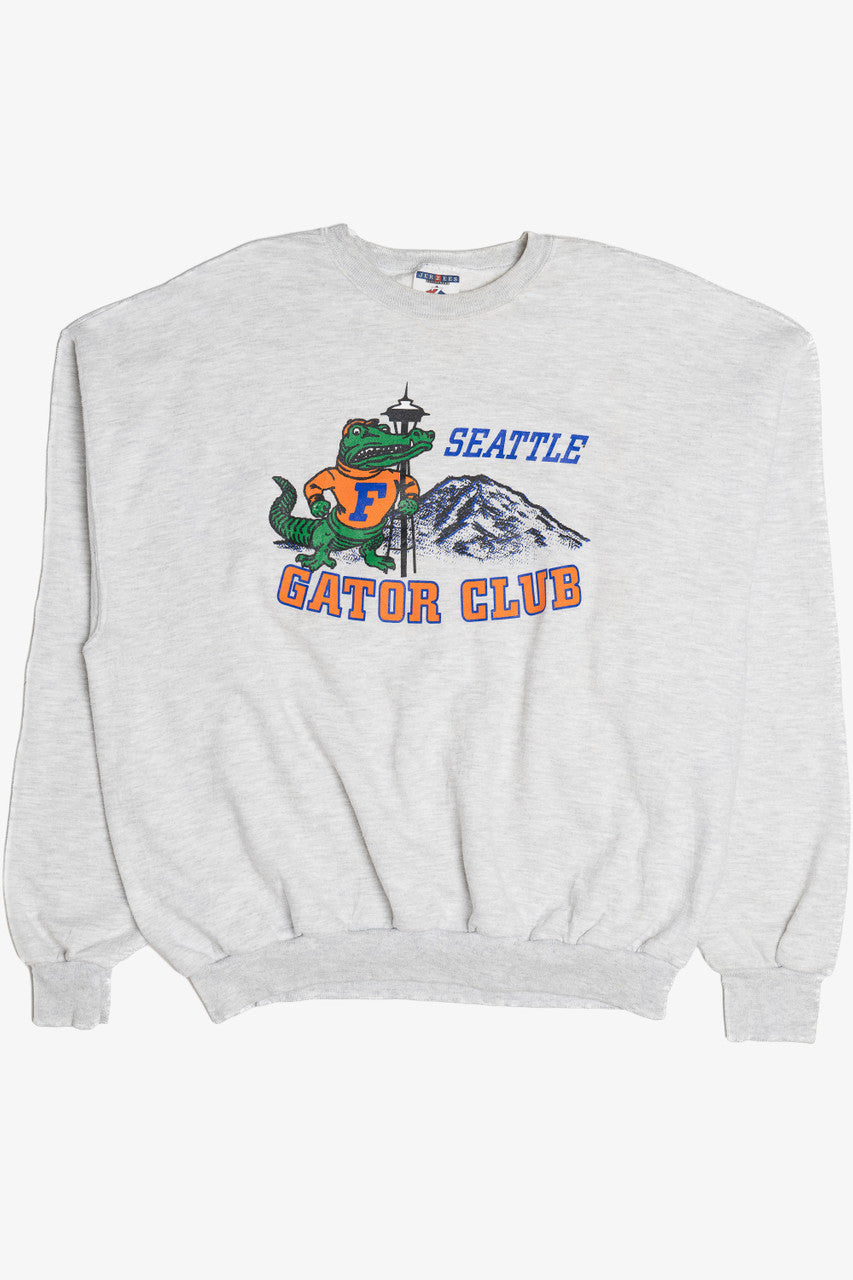 Vintage "Seattle Gator Club" University Of Florida Sweatshirt