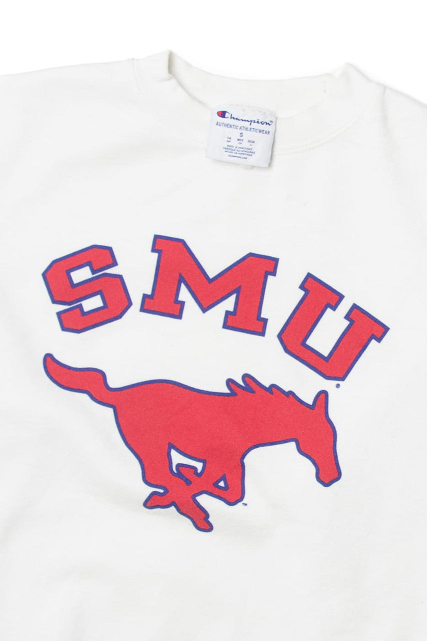 Vintage  Champion "SMU" Mustang Southern Methodist University Sweatshirt