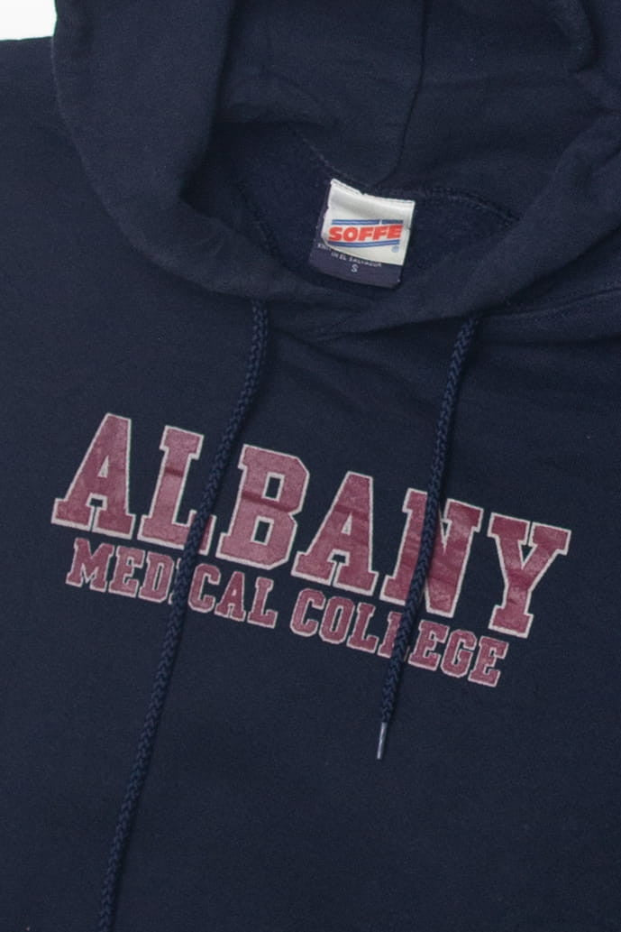 Vintage  Soffe "Albany Medical College" Hooded Sweatshirt