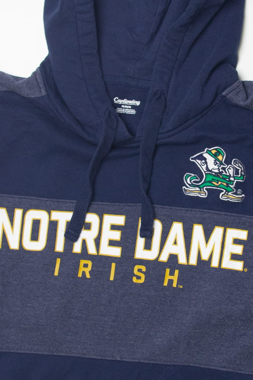 Captivating "Notre Dame Irish" Hooded Sweatshirt