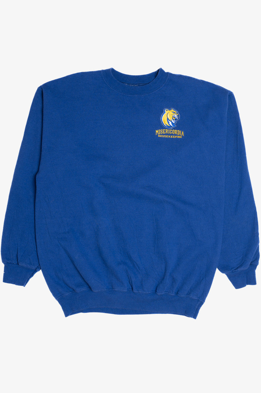 Misericordia Housekeeping Embroidered Mascot Sweatshirt