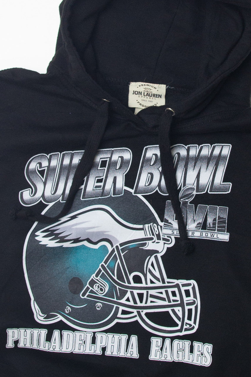 Vintage Jon Lauren Super Bowl Philadelphia Eagles Hooded Sweatshirt
