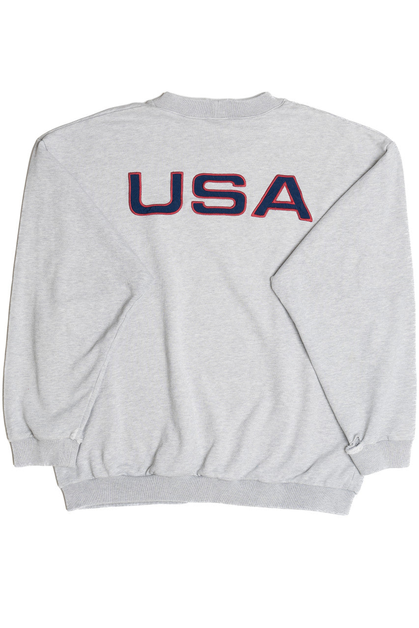Vintage Nike Distressed "USA" American Flag Sweatshirt