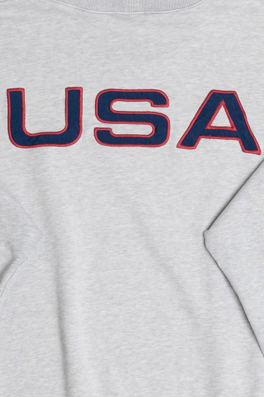 Vintage Nike Distressed "USA" American Flag Sweatshirt