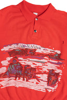 Vintage Sled Dogs Polo Sweatshirt (1980s)