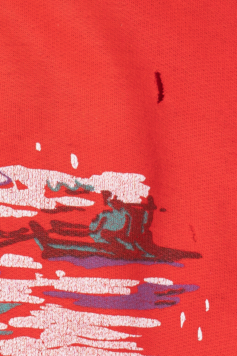 Vintage Sled Dogs Polo Sweatshirt (1980s)