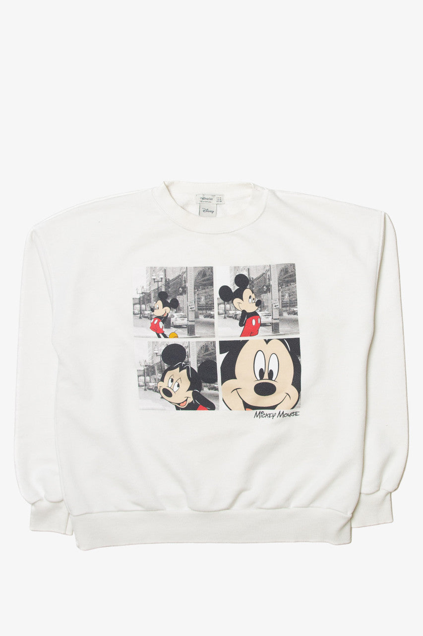 Vintage  Disney Mickey Mouse Four Panel Photos Sweatshirt