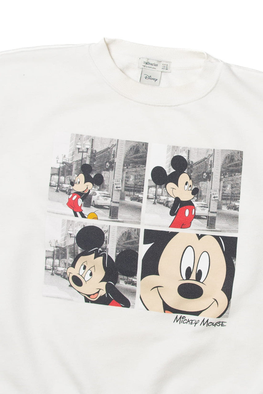 Vintage  Disney Mickey Mouse Four Panel Photos Sweatshirt
