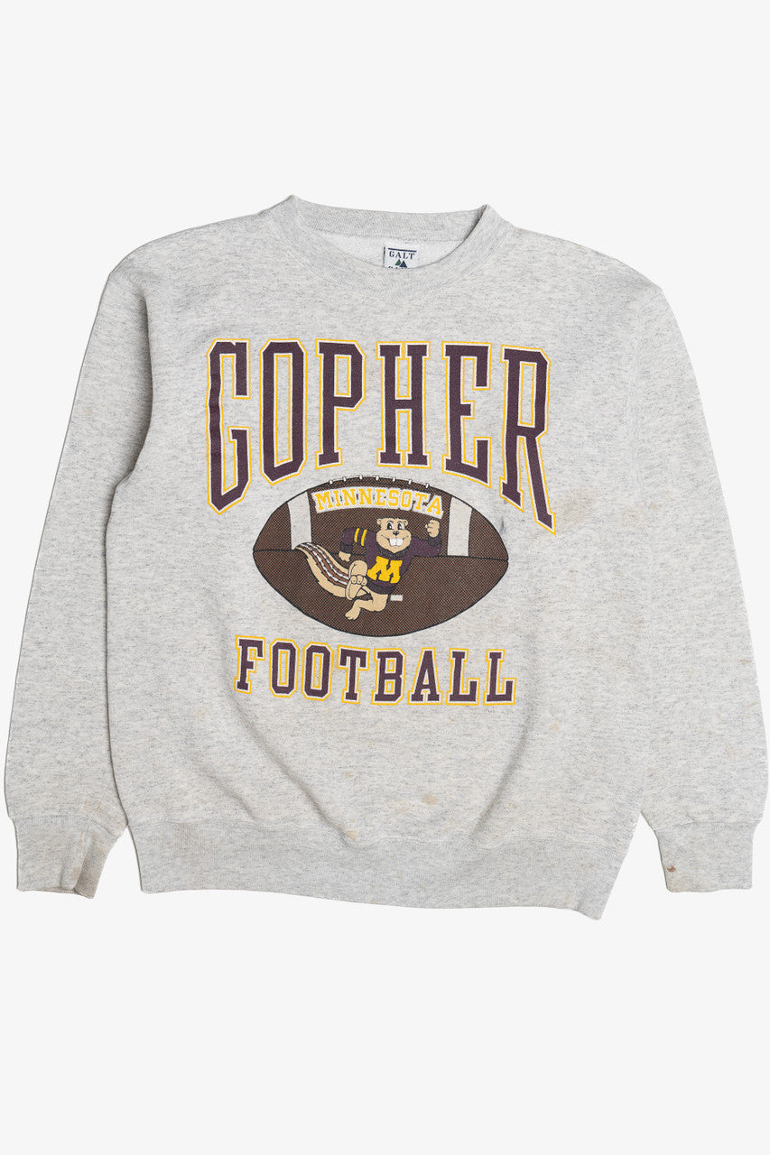 Vintage "Gopher Football" University Of Minnesota Sweatshirt (1990s)