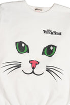 Vintage "Fancy Feast" Friskies Brand Cat Sweatshirt (1990s)