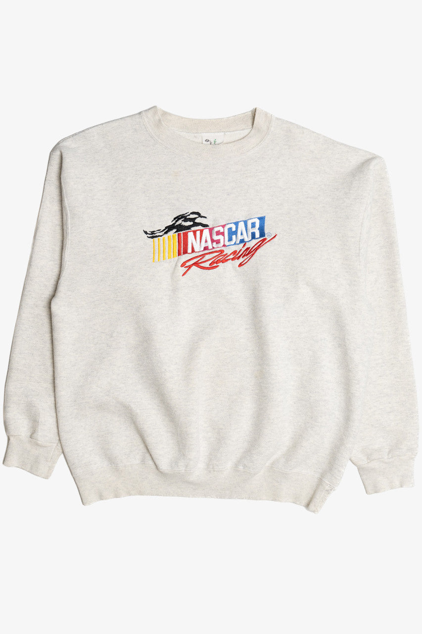 Vintage "Nascar Racing" Embroidered Sweatshirt (1990s)