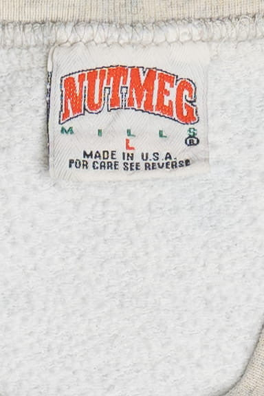 Vintage 1993 NBA London Games Magic Vs. Hawks Nutmeg Short Sleeve Sweatshirt (1990s)