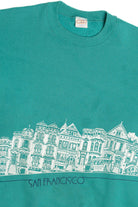 Vintage San Francisco Street View Wraparound Print Sweatshirt (1990s) 11371