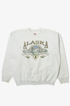 Vintage Fruit of the Loom "Alaska The Last Frontier" Sweatshirt (1990s)