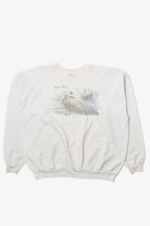 Vintage  Hanes "Morro Bay" Cute Otters Sweatshirt (1990s)