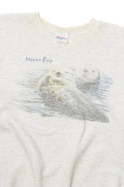 Vintage  Hanes "Morro Bay" Cute Otters Sweatshirt (1990s)