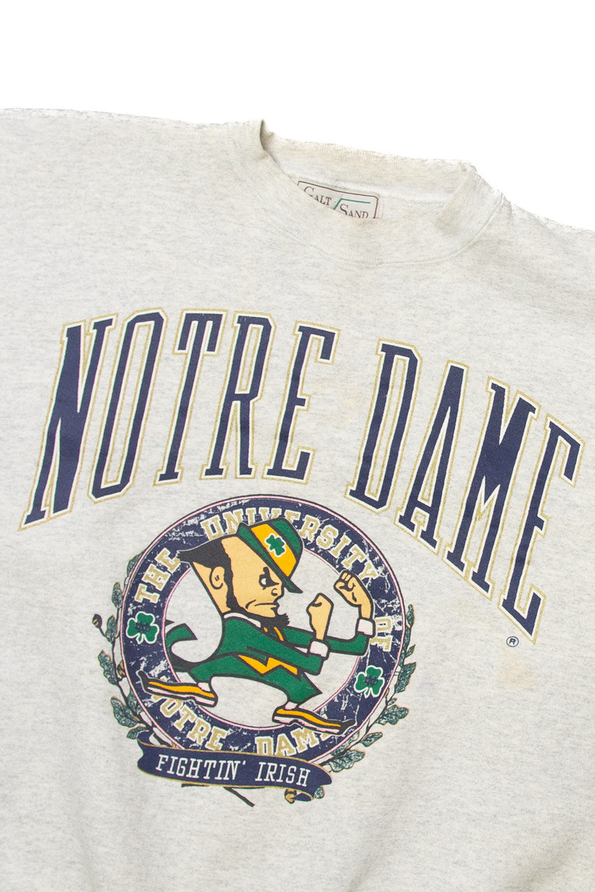 Vintage Galt Sand "Notre Dame Fighting Irish" Sweatshirt (1990s