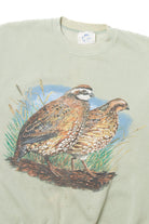 Vintage Distressed Game Day Pheasants Illustration Sweatshirt (1990s)