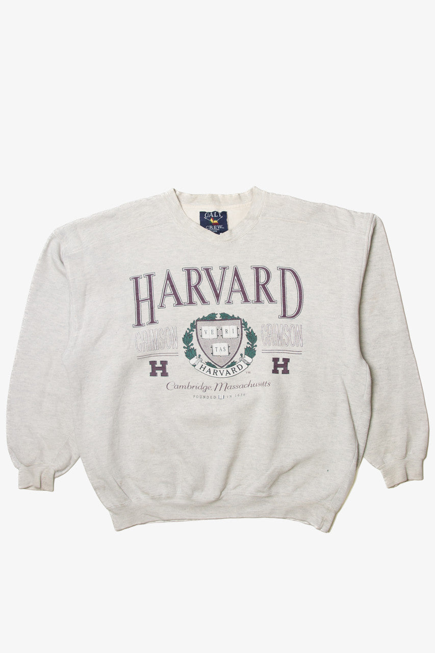 Recycled Galt Crew "Harvard" Sweatshirt