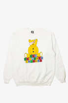 Vintage "BBC Children In Need" Teddy Bear Screen Stars Sweatshirt (1980s)