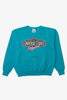 Vintage  "Universal Studios Hollywood" Tultex Teal Sweatshirt