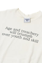 Vintage "Age And Treachery Will Triumph Over Youth And Skill" Lee Sweatshirt (1990s)