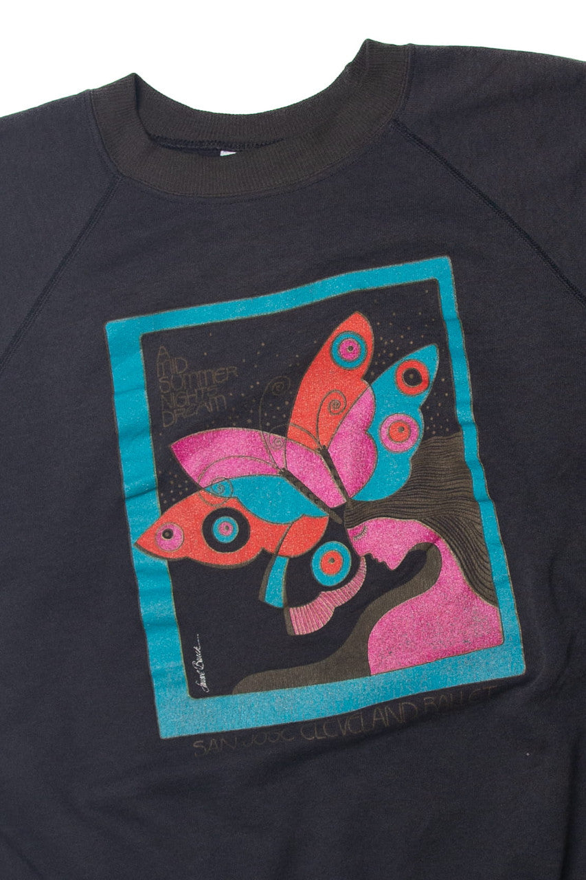 Vintage "A Mid Summer Nights Dream" San Jose Cleveland Ballet Hanes Sweatshirt (1980s)
