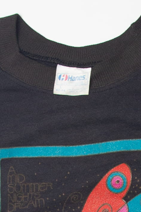 Vintage "A Mid Summer Nights Dream" San Jose Cleveland Ballet Hanes Sweatshirt (1980s)