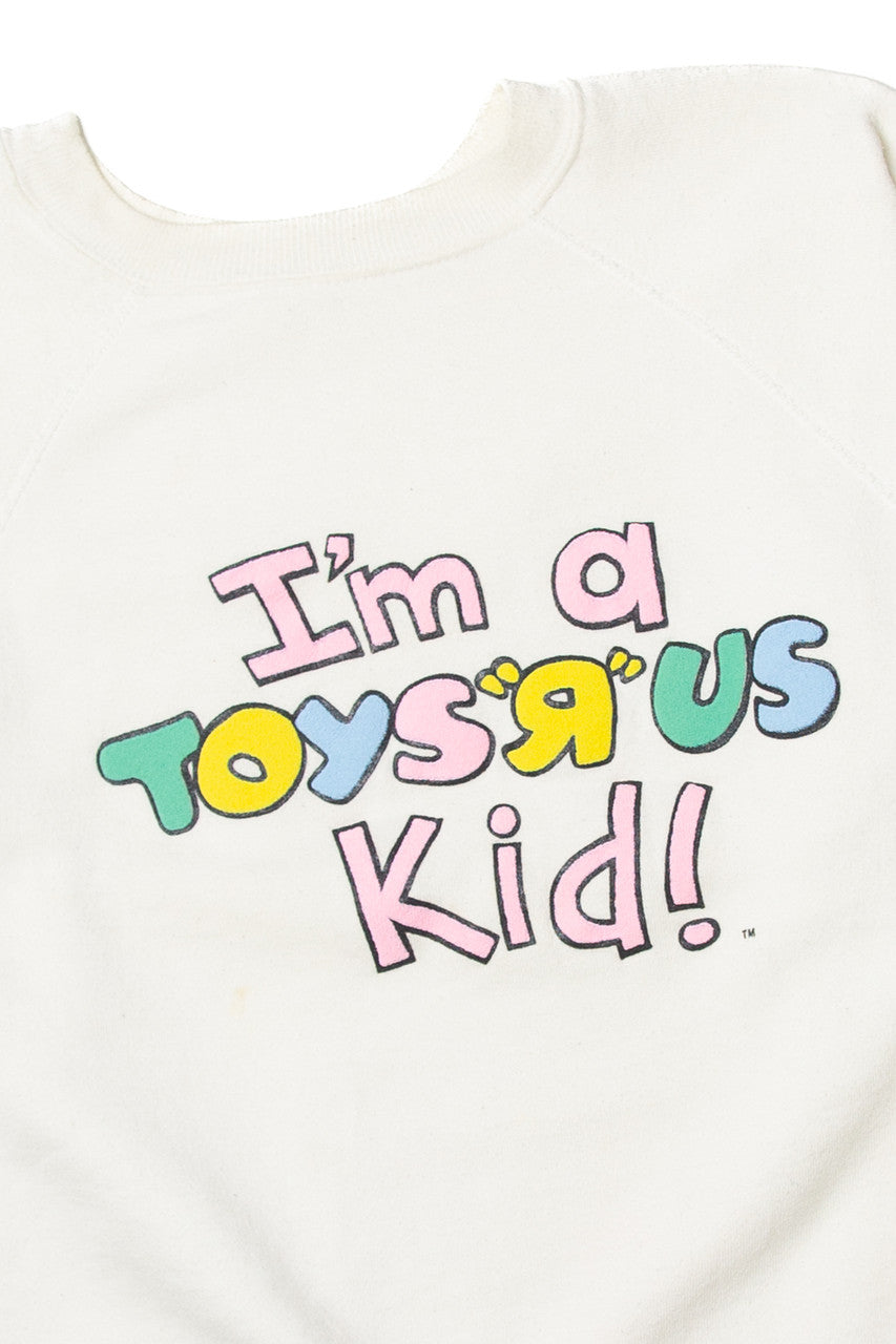 Vintage  "I'm A Toy R Us Kid!" Sweatshirt (1980s)