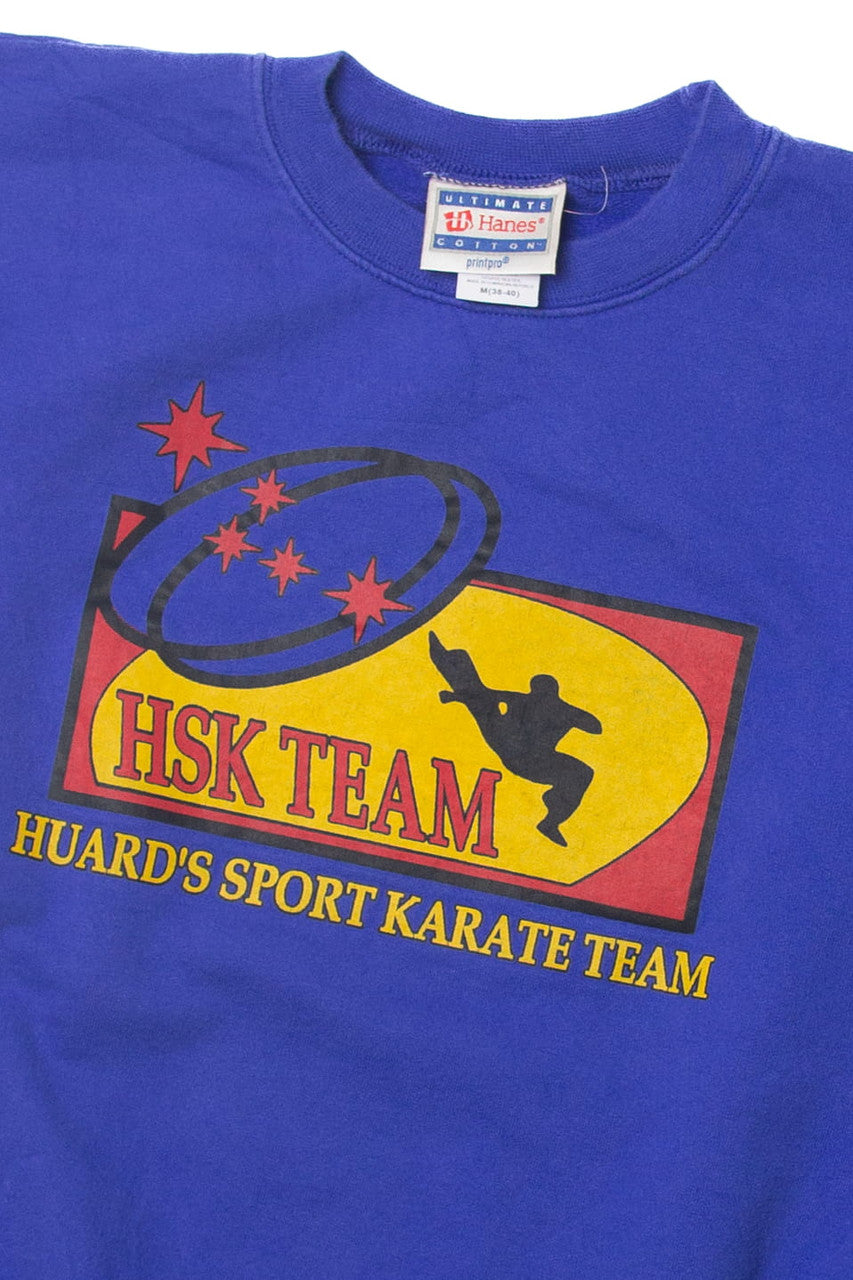 Vintage "Huard's Sport Karate Team" Hanes Sweatshirt (1990s)