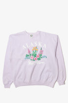 Vintage "Alaska Wildflowers" Cotton Deluxe Sweatshirt (1990s)