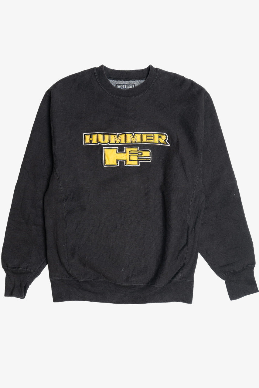 Vintage "Hummer H2" Embroidered Patch Sweatshirt (2000s)