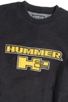 Vintage "Hummer H2" Embroidered Patch Sweatshirt (2000s)