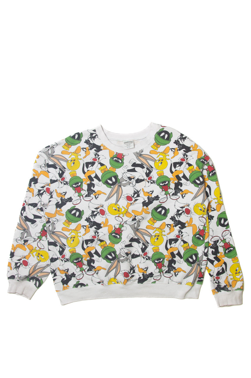 Recycled Looney Tunes Characters Sweatshirt 