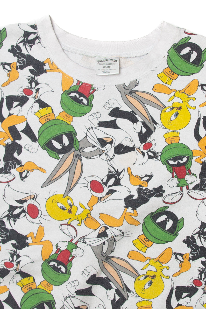 Recycled Looney Tunes Characters Sweatshirt 