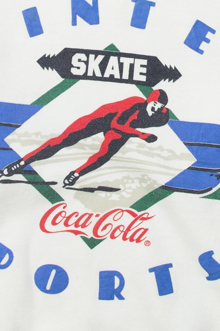 Vintage Coca-Cola "Winter Sports" Sweatshirt (1980s)