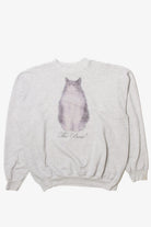 Vintage "The Boss!" Cat Sweatshirt (1990s)