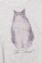 Vintage "The Boss!" Cat Sweatshirt (1990s)