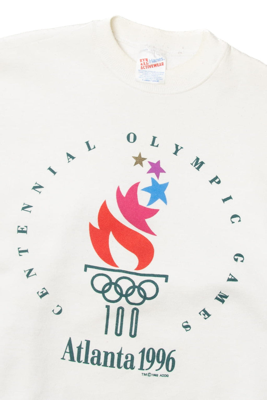 Vintage "Centennial Olympic Games" Hanes Sweatshirt (1990s)