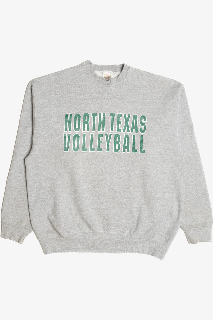Vintage "North Texas Volleyball" Fruit Of The Loom Sweatshirt (1990s)
